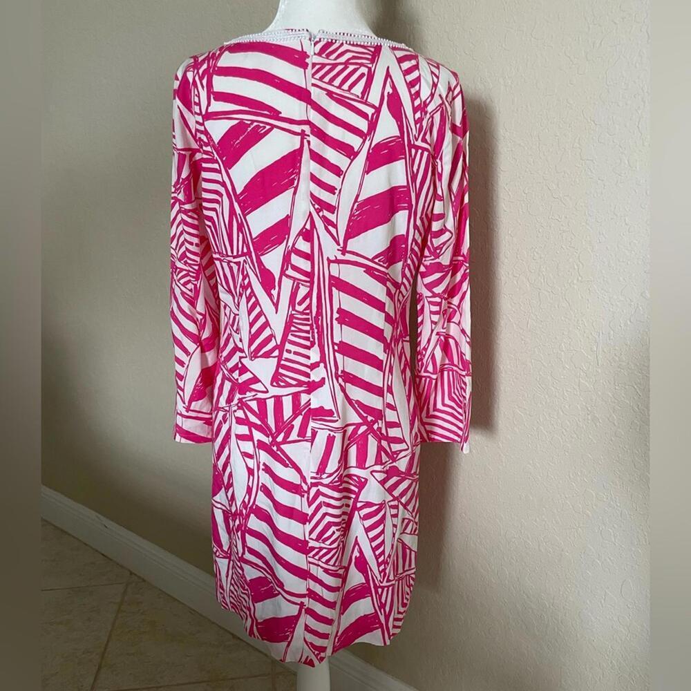 Lilly Pulitzer Julianna Tunic Dress Pink “Yacht and Sea” Print Size Small - Picture 3 of 7